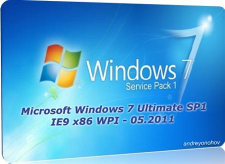 Microsoft Windows 7 Ultimate SP1 IE9 x86 WPI - 05.2011 (2011/RUS)