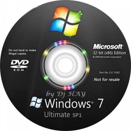 Windows 7 SP1 Ultimate x86 Edition by Dj HAY (2011/RUS)