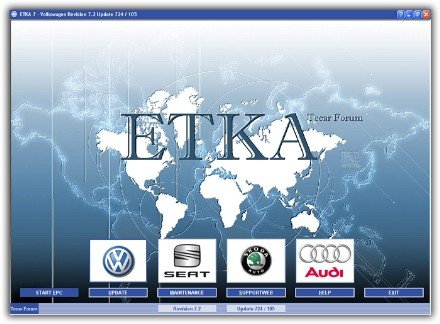 ETKA v 7.3 Update Seat + Skoda 7.3    