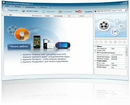 Any DVD Converter Professional 4.2.3 Portable (ML/RUS)