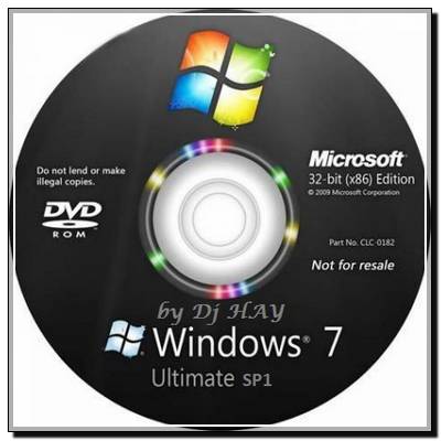 Windows 7 SP1 Ultimate x86 Edition by Dj HAY (2011) RUS
