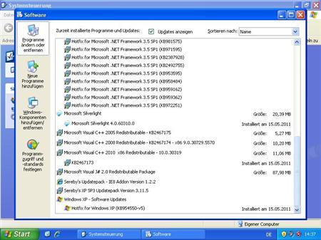 Windows XP Home Edition OEM SP3 SATA R 1.6 Deutsch 15.05.2011