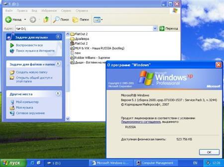 Windows Xp Professional SP3 Forest Edition