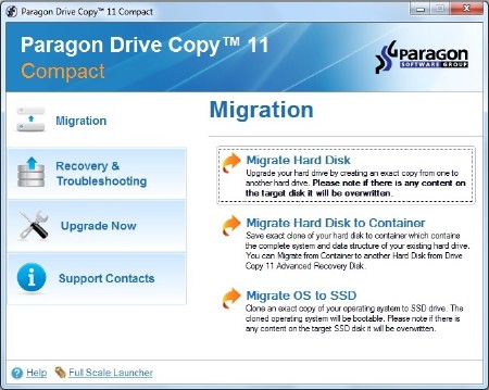 Paragon Drive Copy 11 Compact  