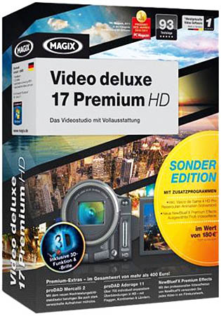 MAGIX Video Deluxe 17 Premium HD Sonderedition 10.0.11.0 (2011) 