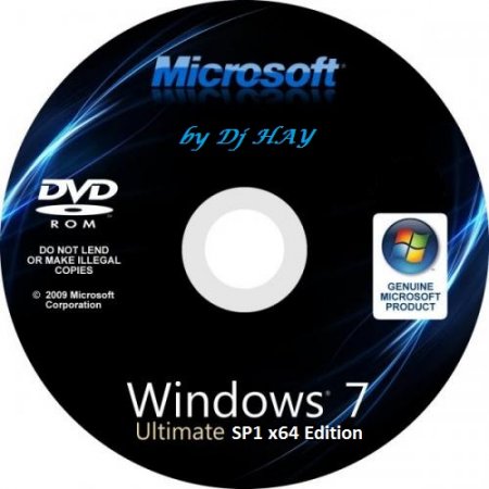 Windows 7 SP1 Ultimate x64 Edition by Dj HAY (2011/RUS)