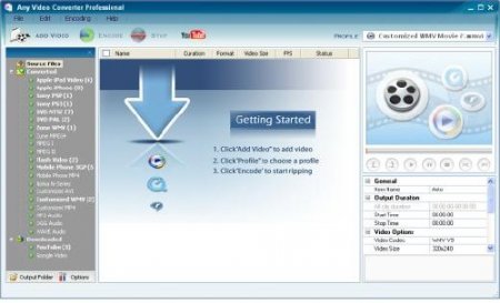 Any Video Converter Professional Portable 3.2.3 ML / Rus by eby4ka