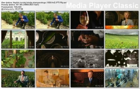 ������� �������. ������� ����������� / The Drink of Kings. A History of Champagne (1999/IPTVRip)