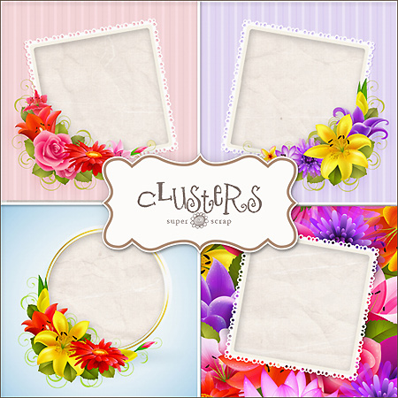 �����-�������� - Custer Flower Frames Kit