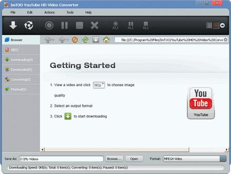 ImTOO YouTube HD Video Converter 3.1.1.0526