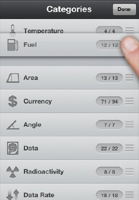 Converter Touch ~ Fastest Unit and Currency Converter v2.0 [iPhone/iPod Touch]