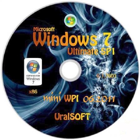 Windows 7 x86 UralSOFT+ mini WPI v.2.06