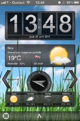 Meteo Widget v1.11 [iPhone/iPod Touch]