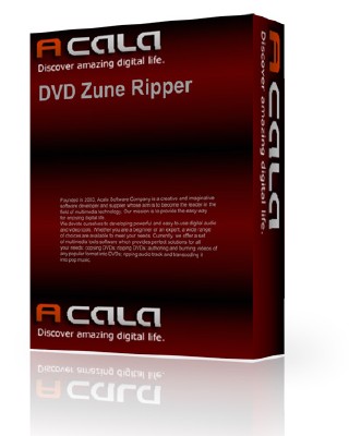 Acala DVD Zune Ripper 4.0.6