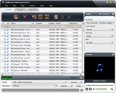 mediAvatar Audio Converter Pro 6.2.0 build 0408  