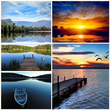  -   | Stock Photo - Beautiful Lake