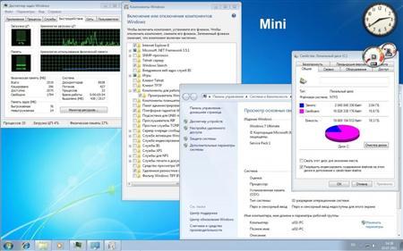 Windows 7 Ultimate SP1 x86 ru-RU Lite & Mini