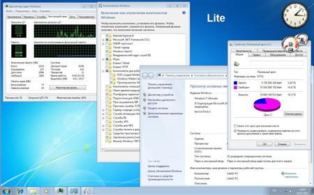 Windows 7 Ultimate SP1 x86 ru-RU Lite & Mini