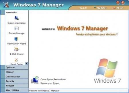 Windows 7 Manager v 2.1.6 Final (x86/x64) + �����������