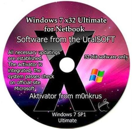 Windows 7 Ultimate UralSOFT for Netbook v.4.07 (2011/RUS)