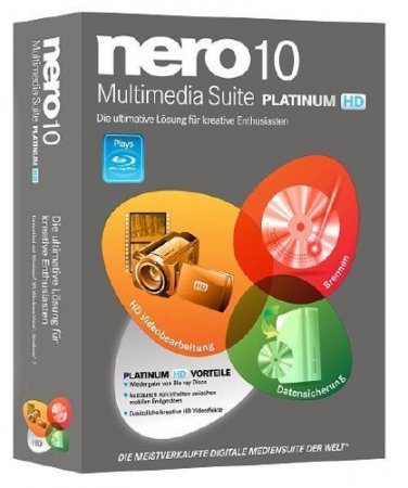 Nero Multimedia Suite Platinum HD 10.6.11800 + Nero Multimedia Suite 10.6.11300 Rus