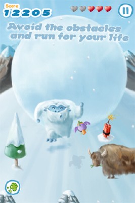 Snowball Run v1.0 [iPhone/iPod Touch]