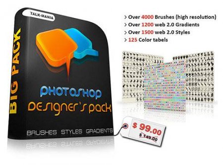  Photoshop designers pack Talk-Mania