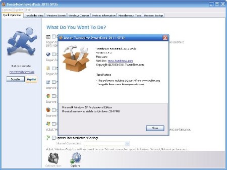TweakNow PowerPack 2011 SP3b 3.4.2 + Portable