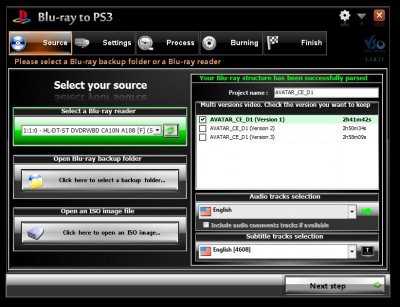VSO Blu-ray to PS3 1.3.0.2