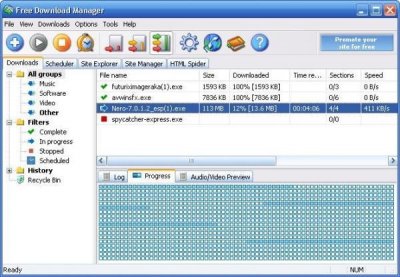 Free Download Manager 3.8.1142 Beta 5