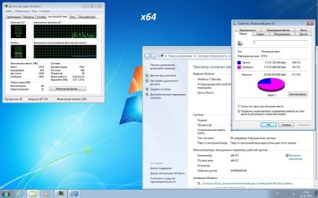 Microsoft Windows 7 Ultimate SP1 x86-x64 RU Lite Update 111121