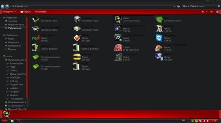���� ��� Windows 7: Poison Premium Theme by Mr Grim (2011) PC