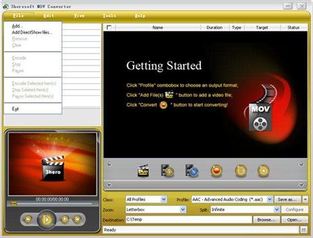 3herosoft MOV Converter v3.8.4.1219