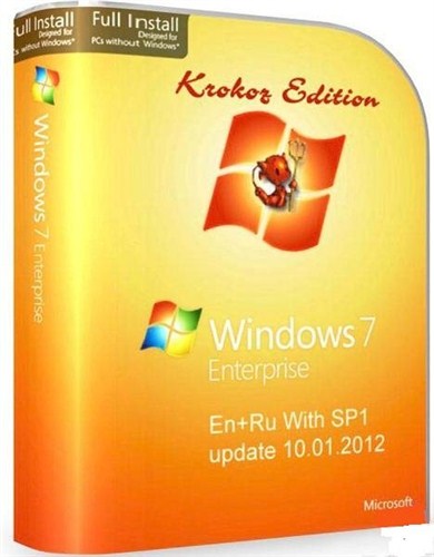Windows 7 Enterprise SP1 Krokoz Edition �32/�64 (11.01.2012)