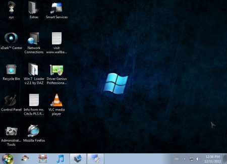 Windows 7 xDark� Deluxe v4.6 x64 RG - Codename: State Of Independence (DEC. 011)