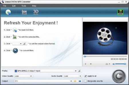 Leawo DVD to MP4 Converter 4.3.0  