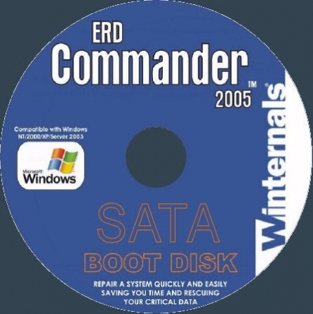 ERD Commander Sata boot disc 2005