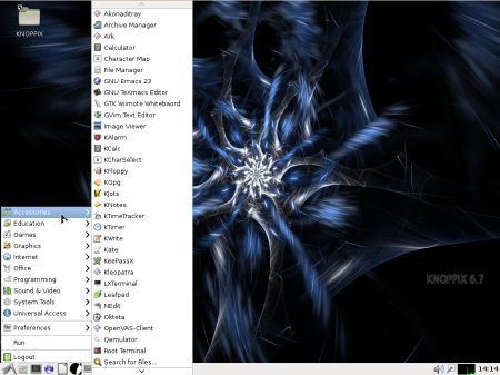 KNOPPIX 6.7.1 Live System i386 + x86 x64 (2xCD+1�DVD)