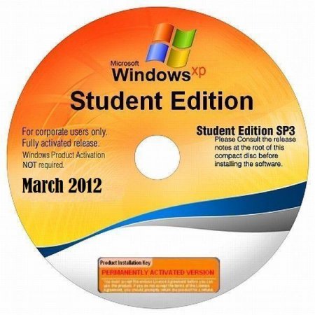 Windows XP SP3 Corporate Student Edition March 2012 (ENG/RUS)