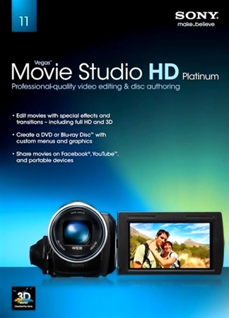 Vegas Movie Studio HD Platinum 11.0.322