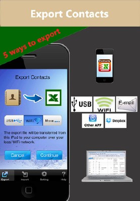 ExcelContacts v2.4 [iPhone/iPod Touch]