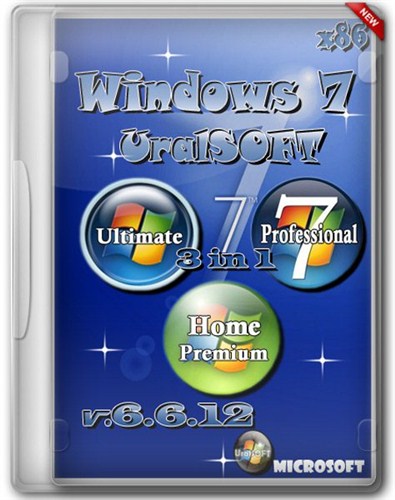 Windows 7 x86 UralSOFT 3 in 1 v.6.6.12