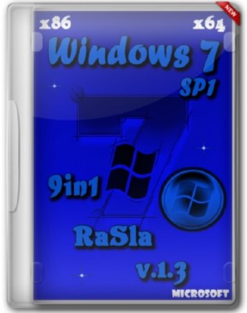 Windows 7 SP1 RUS x86/x64 9in1 RaSla v1.3 (2012/Rus)