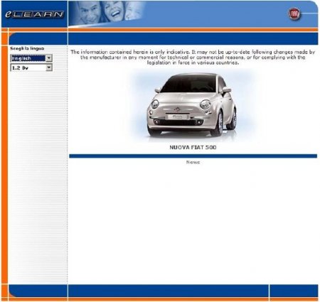 Fiat 500 Nuova eLEARN. Service Manual