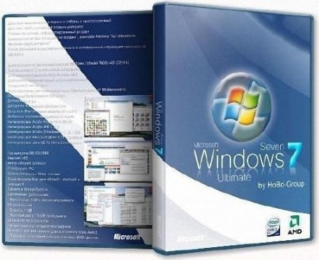 Windows 7 Ultimate SP1 by HoBo-Group 3.2.4 (x86/x64/RUS/2012)