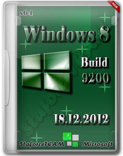 Windows 8 Build 9200 x64 v.6.2 (18.12.2012) � StaforceTEAM (RU/EN/DE)