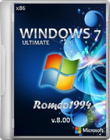 Windows 7 Ultimate by Romeo1994 v.8.00 (x86/RUS/2012)