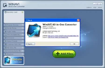 WinAVI All-In-One Converter 1.7.0.4734 (Eng) + Portable