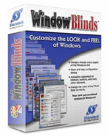 WindowBlinds 7.4.0 build 320 Enhanced + 141 best visual styles
