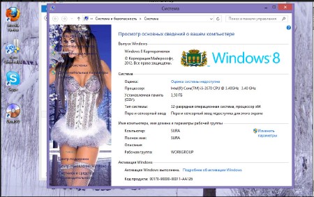 Windows 8 Enterprise SURA SOFT v.01 (x86/RUS/2013)